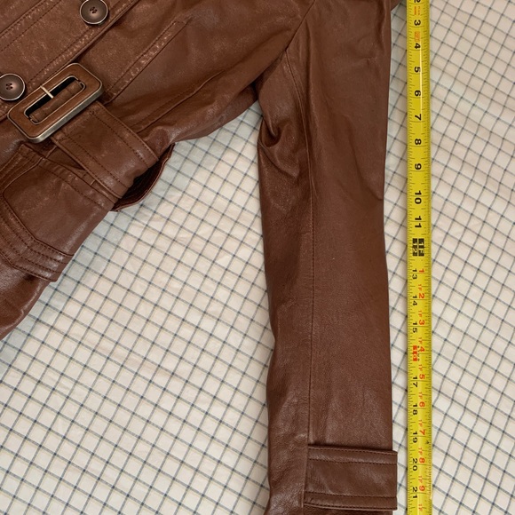 Daniele women’s leather trench coat - Picture 5 of 8